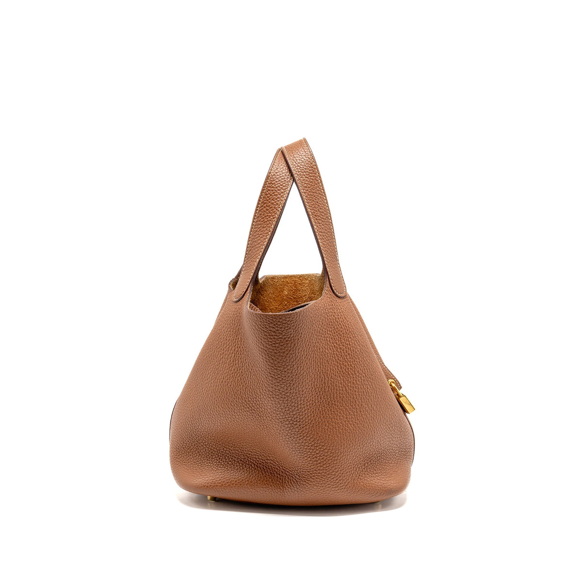 Hermes Picotin 22 Lock Bag Clemence Gold GHW