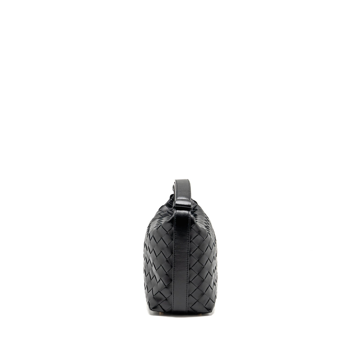 Bottega Veneta Mini Wallace Calfskin Black GHW