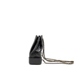 Chanel Gabrielle Backpack Aged Calfskin/Shiny Calfskin Black Multicolour HARDWARE