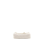 Chanel 25S Clutch with Chain Mesh / Lambskin White LGHW (Microchip)