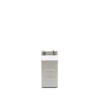 Chanel 14K limited edition Minaudiere runway lait de coco milk carton evening chain bag goatskin iridescent silver shiny ruthenium hardware