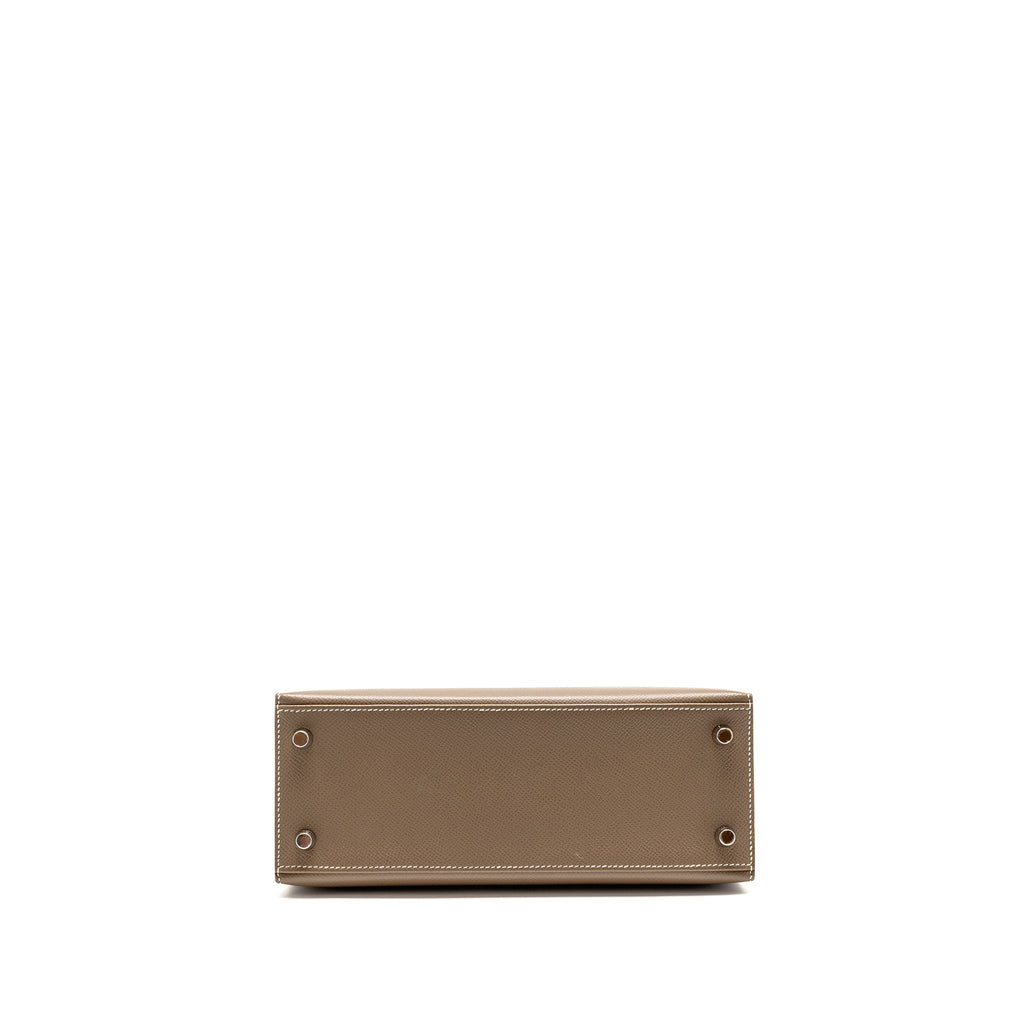 Hermes Kelly 25 Epsom Etoupe SHW
