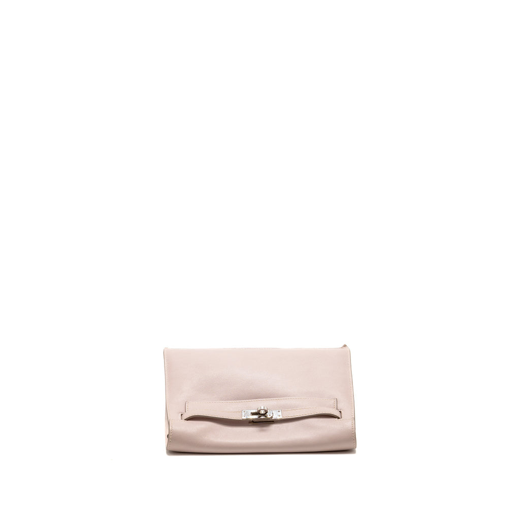 Hermes Kelly Danse Swift Rose Dragee SHW Stamp Sqaure L