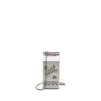 Chanel 14K limited edition Minaudiere runway lait de coco milk carton evening chain bag goatskin iridescent silver shiny ruthenium hardware