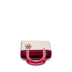 Dior Medium Lady Dior Lambskin Light Grey / Multicolour SHW