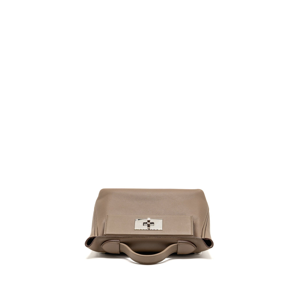 Hermes MINI 24/24 2424-21 BAG Evercolor/Swift Etoupe SHW
