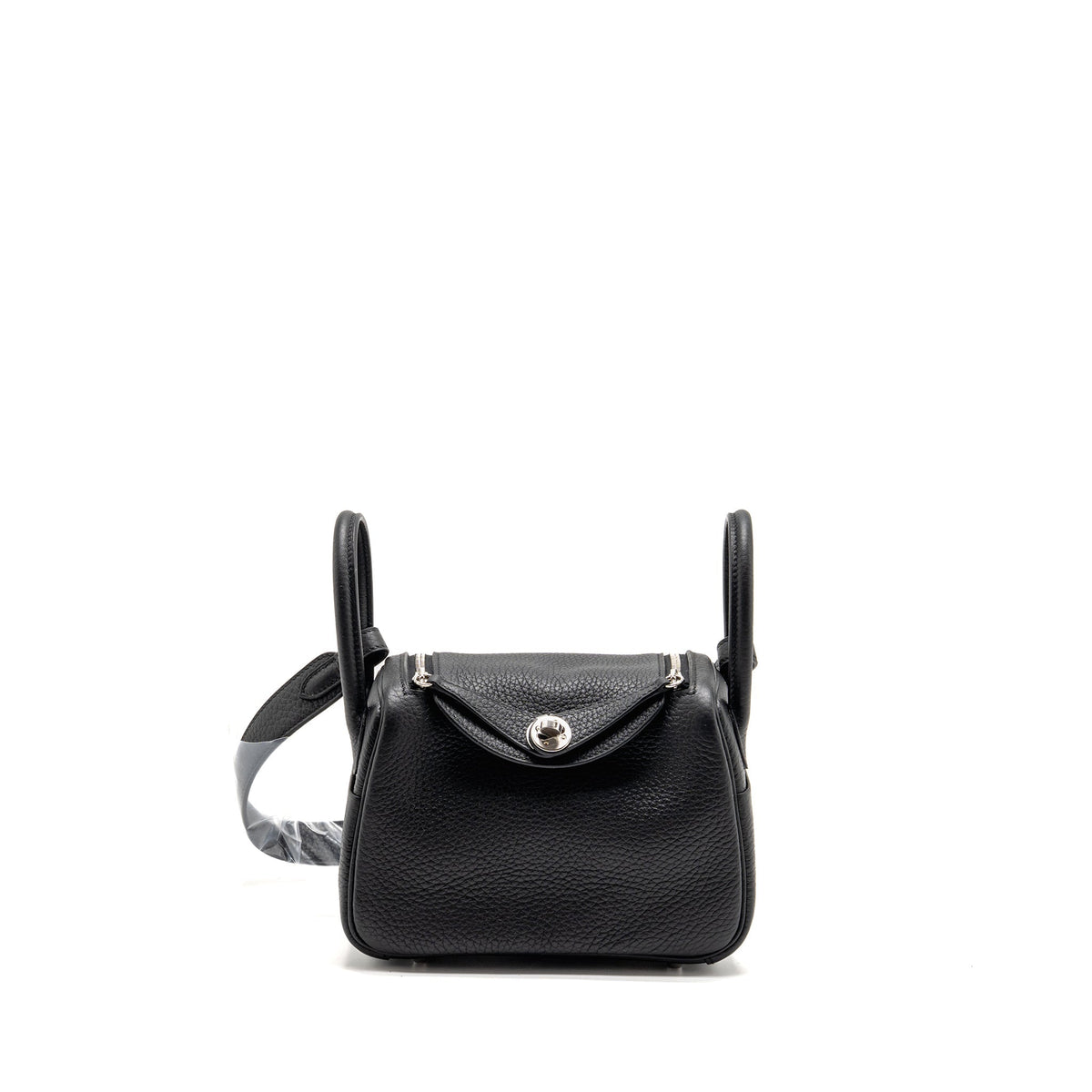 HERMES MINI LINDY II CLEMENCE BLACK SHW
