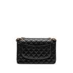 CHANEL JUMBO CLASSIC DOUBLE FLAP BAG CAVIAR BLACK GHW