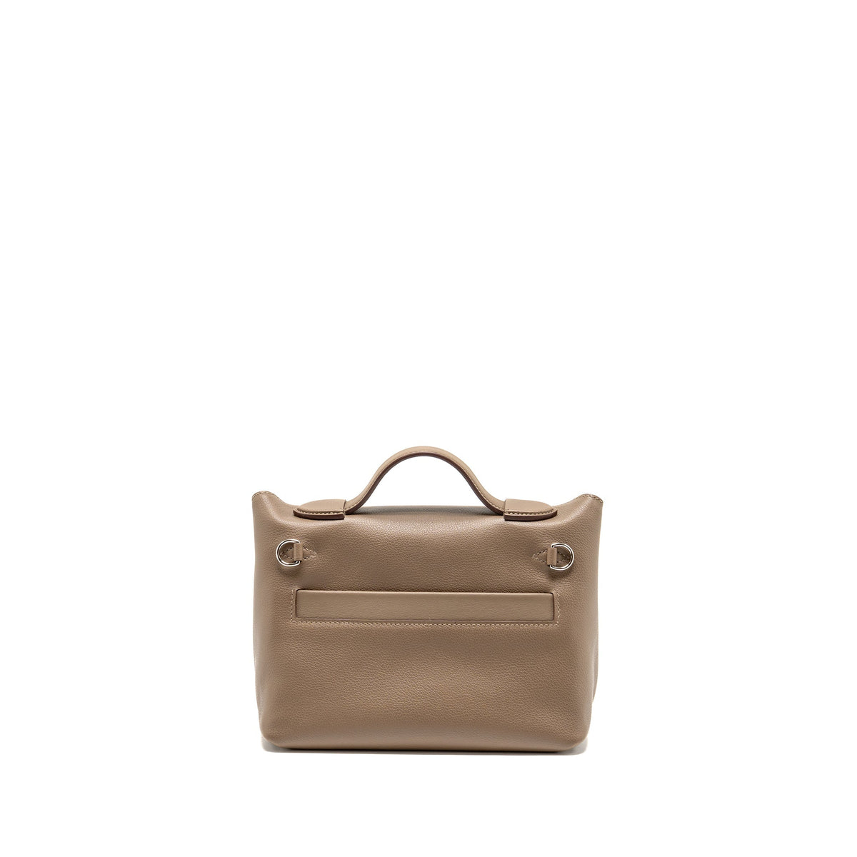 Hermes MINI 24/24 2424-21 BAG Evercolor/Swift Etoupe SHW