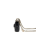 CHANEL SMALL HOBO CROSSBODY BAG CAVIAR BLACK GHW (MICROCHIP)
