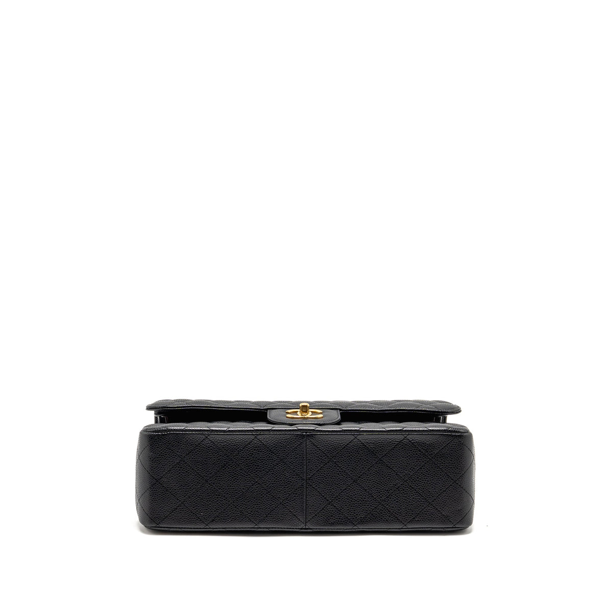 CHANEL JUMBO CLASSIC DOUBLE FLAP BAG CAVIAR BLACK GHW