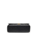 CHANEL MAXI CLASSIC DOUBLE FLAP BAG CAVIAR BLACK GHW