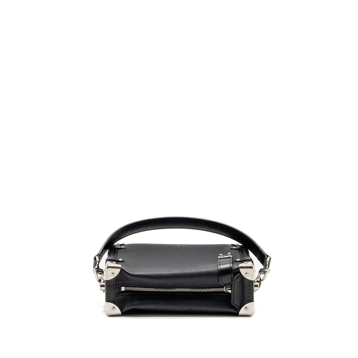 Louis Vuitton side trunk MM calfskin black SHW