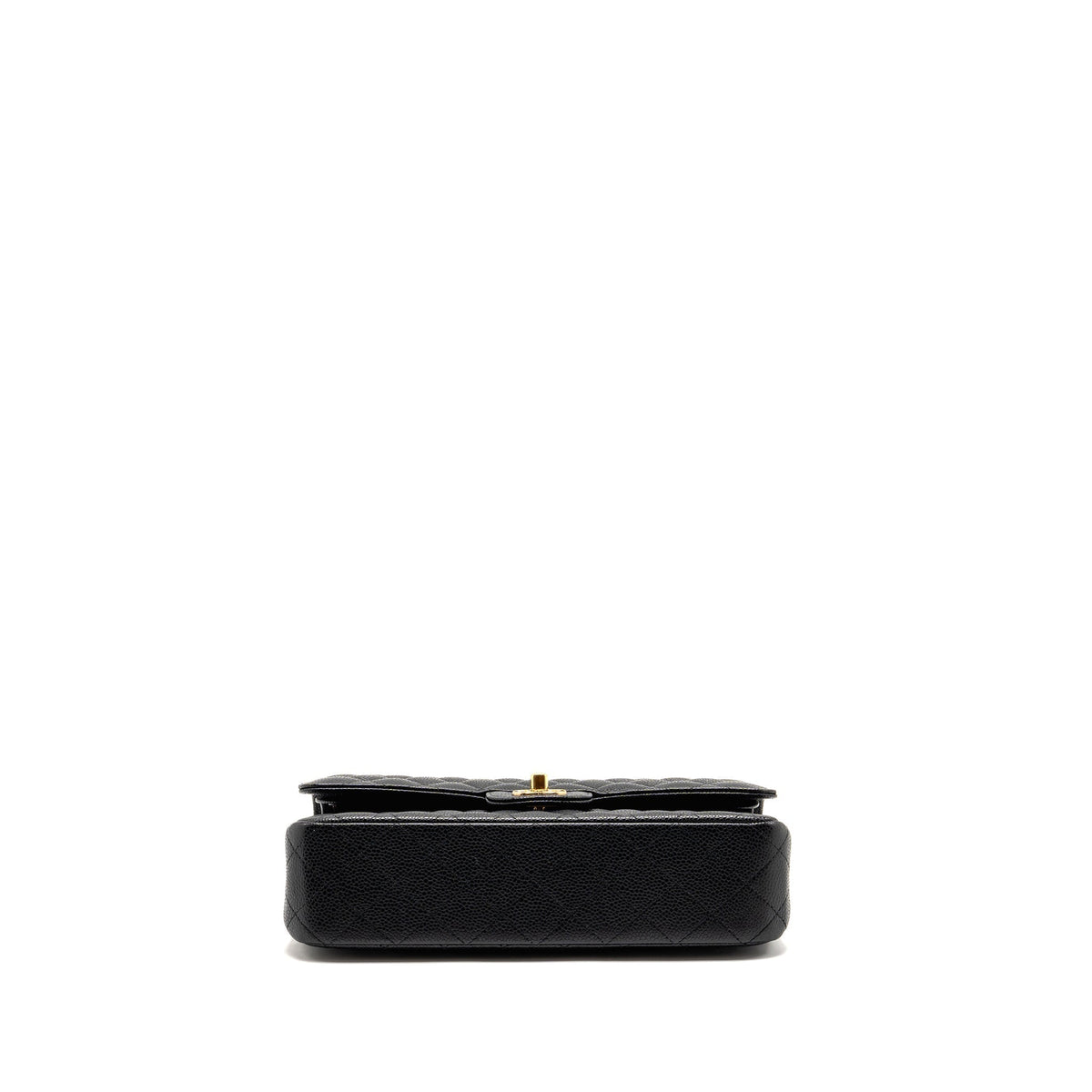 CHANEL MEDIUM CLASSIC DOUBLE FLAP BAG CAVIAR BLACK GHW