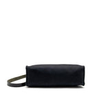 HERMES HERBAG 31 ZIP BAG CANVAS/HUNTER LEATHER BLACK SHW