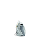 LOEWE SMALL PUZZLE BAG CALFSKIN BLUE/ MULTICOLOUR GHW