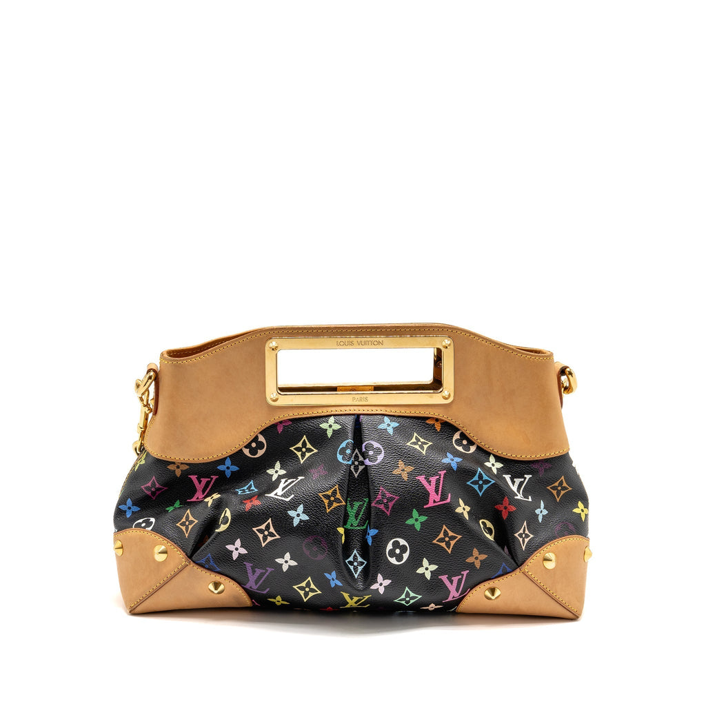 LOUIS VUITTON JUDY MM MONOGRAM CANVAS BLACK/MULTICOLOR GHW