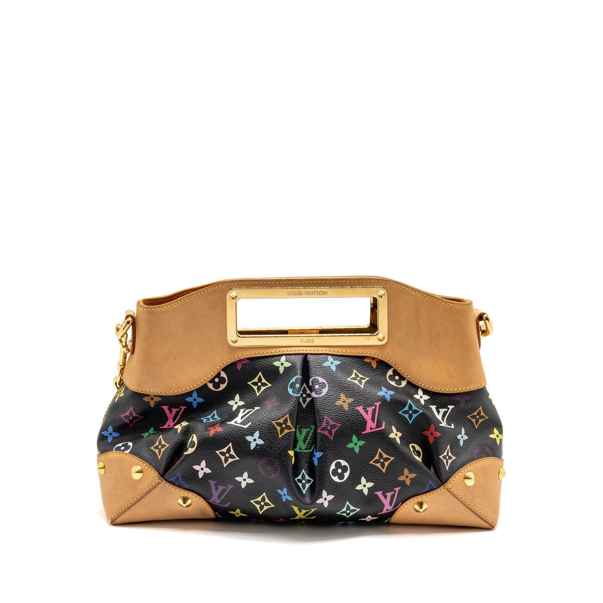 LOUIS VUITTON JUDY MM MONOGRAM CANVAS BLACK/MULTICOLOR GHW