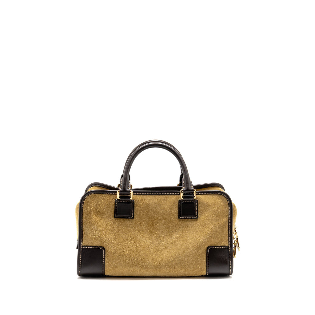 Loewe vintage Amazona 28 suede brown/dark brown GHW