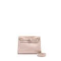 Hermes Kelly Danse Swift Rose Dragee SHW Stamp Sqaure L