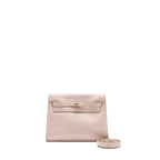 Hermes Kelly Danse Swift Rose Dragee SHW Stamp Sqaure L