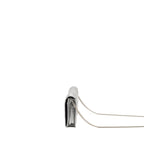 DIOR DIORAMA WALLET ON CHAIN CALFSKIN SILVER SHW