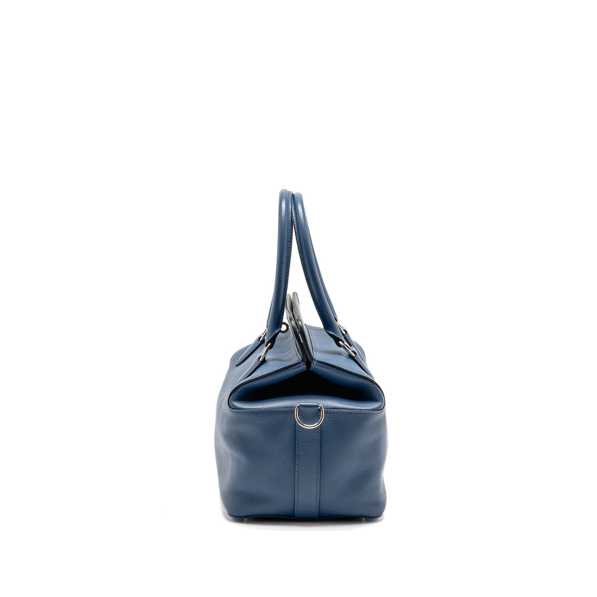 Hermes Toolbox 20 Evercolor Blue / Light Grey SHW