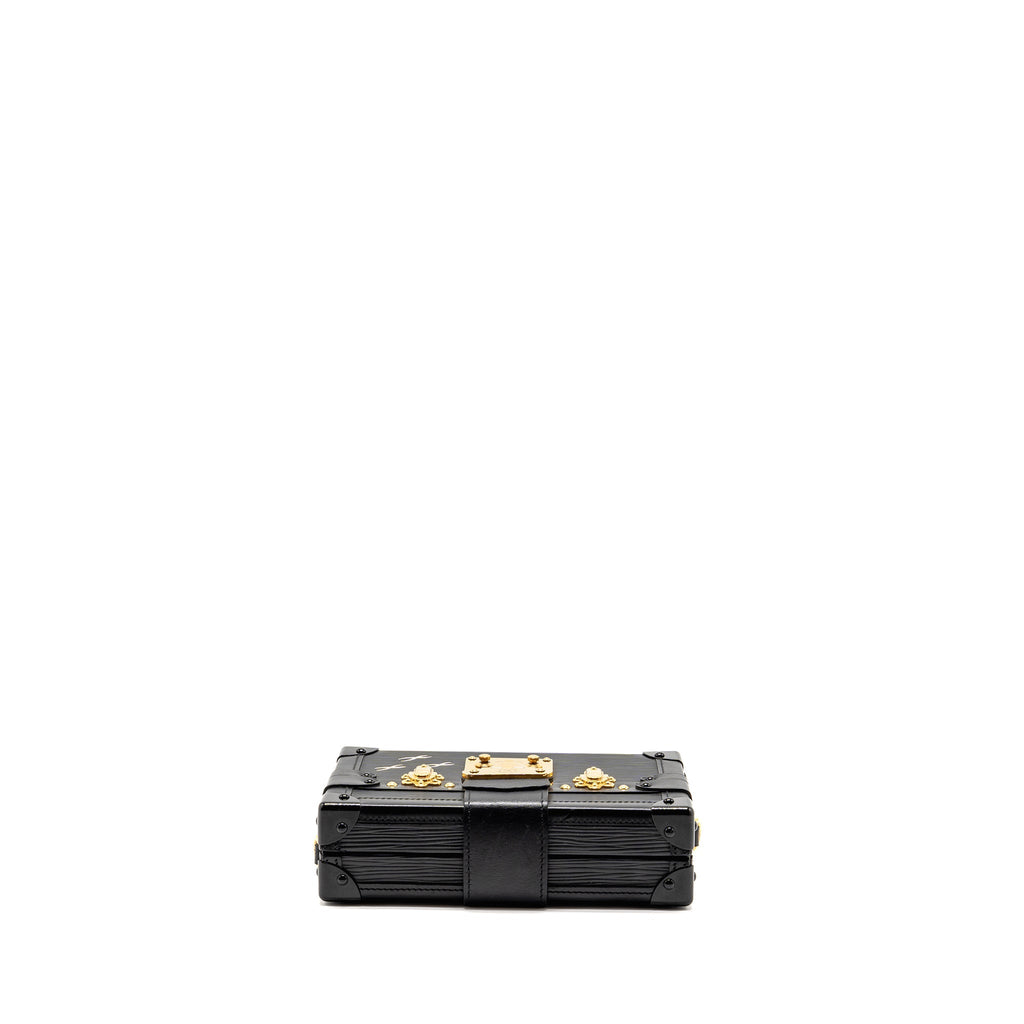 Louis Vuitton Petit Malle epi leather black GHW