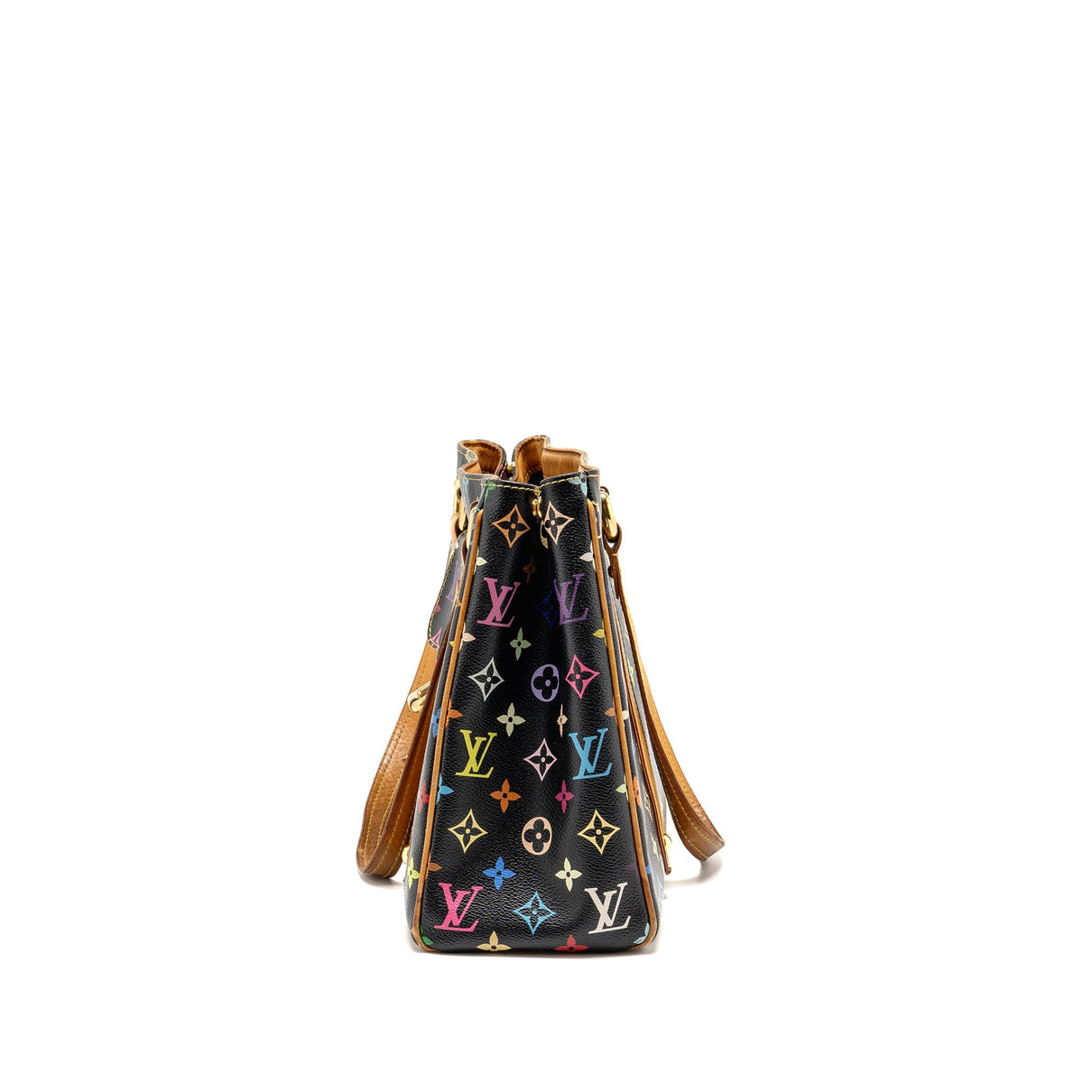 Louis Vuitton Aurelia Shoulder Bag Monogram Canvas Black/ Multicolour GHW