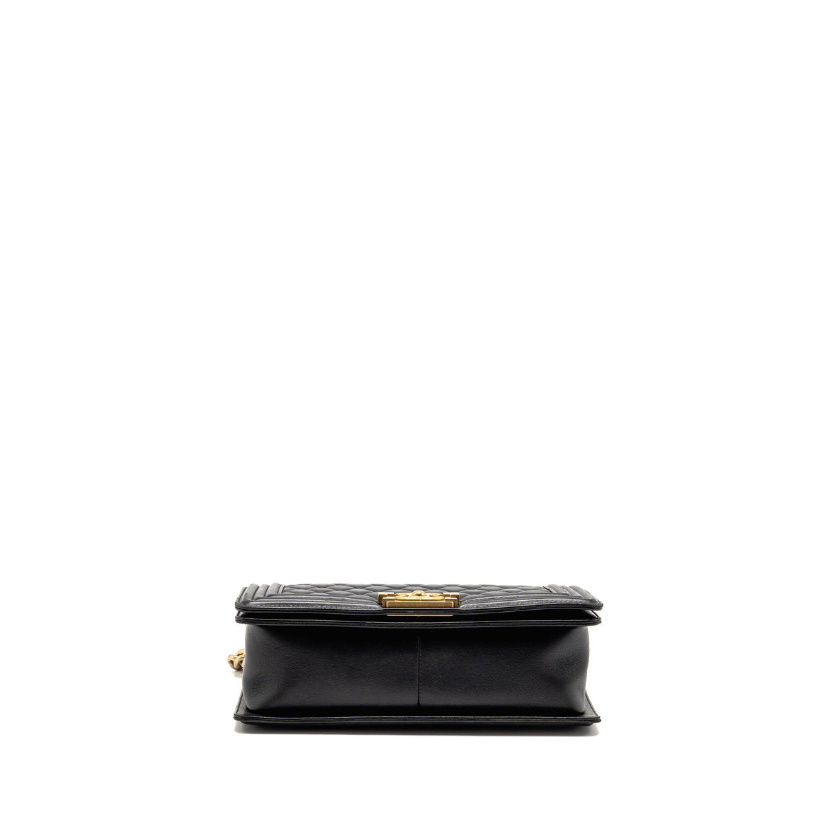 CHANEL MEDIUM BOY BAG LAMBSKIN BLACK GHW