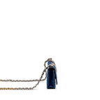 CHANEL 19 WALLET ON CHAIN DENIM DARK BLUE MULTICOLOUR HARDWARE (MICROCHIP)