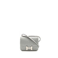 Hermes Mini Constance Epsom Gris Mouette SHW