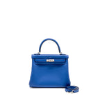 Hermes Kelly 25 Swift Blue Royal SHW