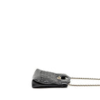CHANEL MINI 31 BAG SHINY CALFSKIN BLACK LGHW (MICROCHIP)