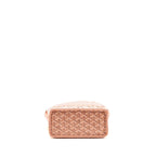 Goyard mini Anjou tote limited edition goyardine canvas rose poudre SHW