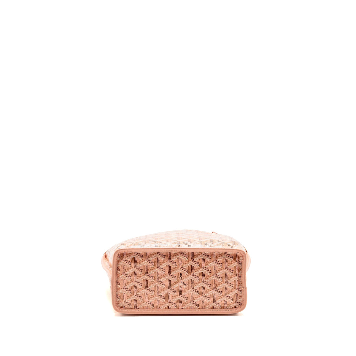 Goyard mini Anjou tote limited edition goyardine canvas rose poudre SHW