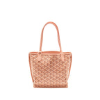 Goyard mini Anjou tote limited edition goyardine canvas rose poudre SHW