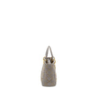 DIOR SMALL SUPPLE LADY DIOR STUDDED CALFSKIN GREY GHW