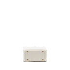 Hermes mini lindy clemence new white GHW