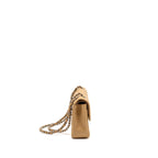 CHANEL SMALL CLASSIC DOUBLE FLAP BAG CAVIAR BEIGE SHW