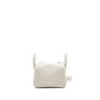 Hermes mini lindy clemence new white GHW