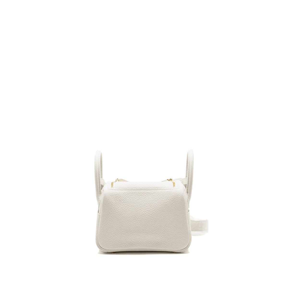 Hermes mini lindy clemence new white GHW