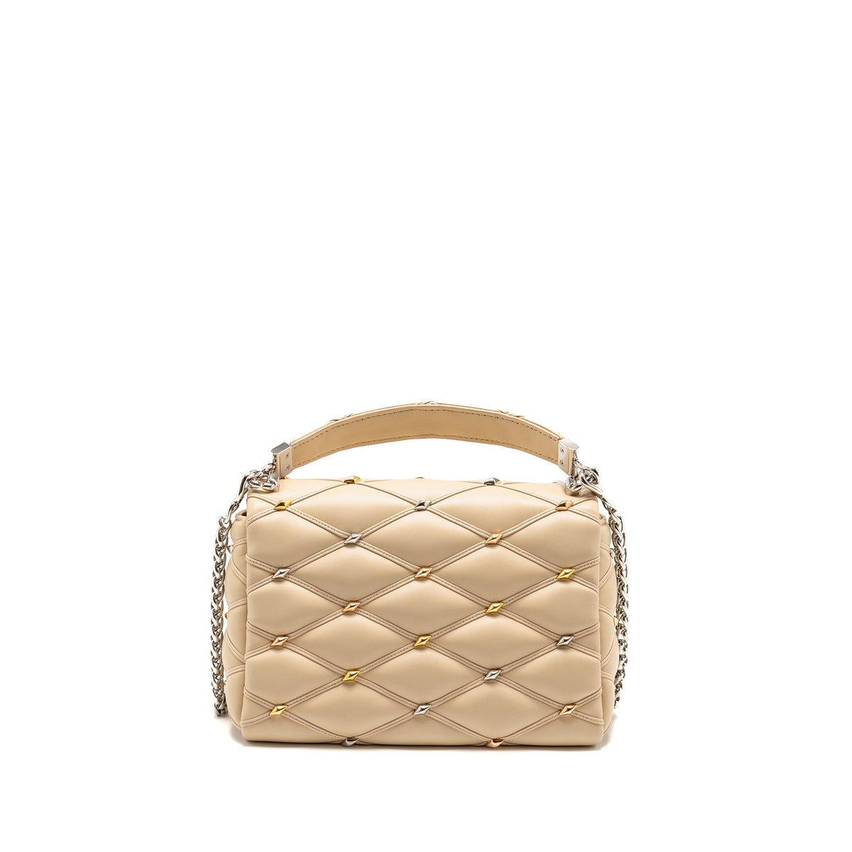 LOUIS VUITTON GO-14 MM LAMBSKIN BEIGE MULTICOLOUR HARDWARE