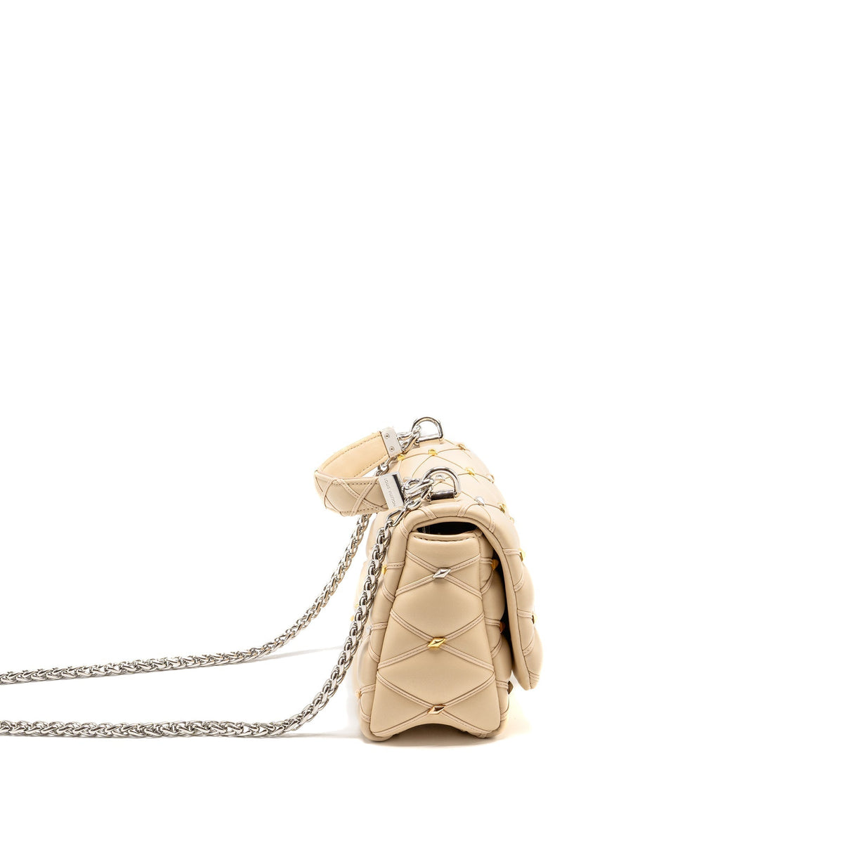 LOUIS VUITTON GO-14 MM LAMBSKIN BEIGE MULTICOLOUR HARDWARE