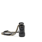 CHANEL SMALL GABRIELLE HOBO BAG AGED CALFSKIN BLACK MULTICOLOUR HARDWARE