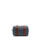 Gucci Mini GG Handbag Denim Blue/White LGHW