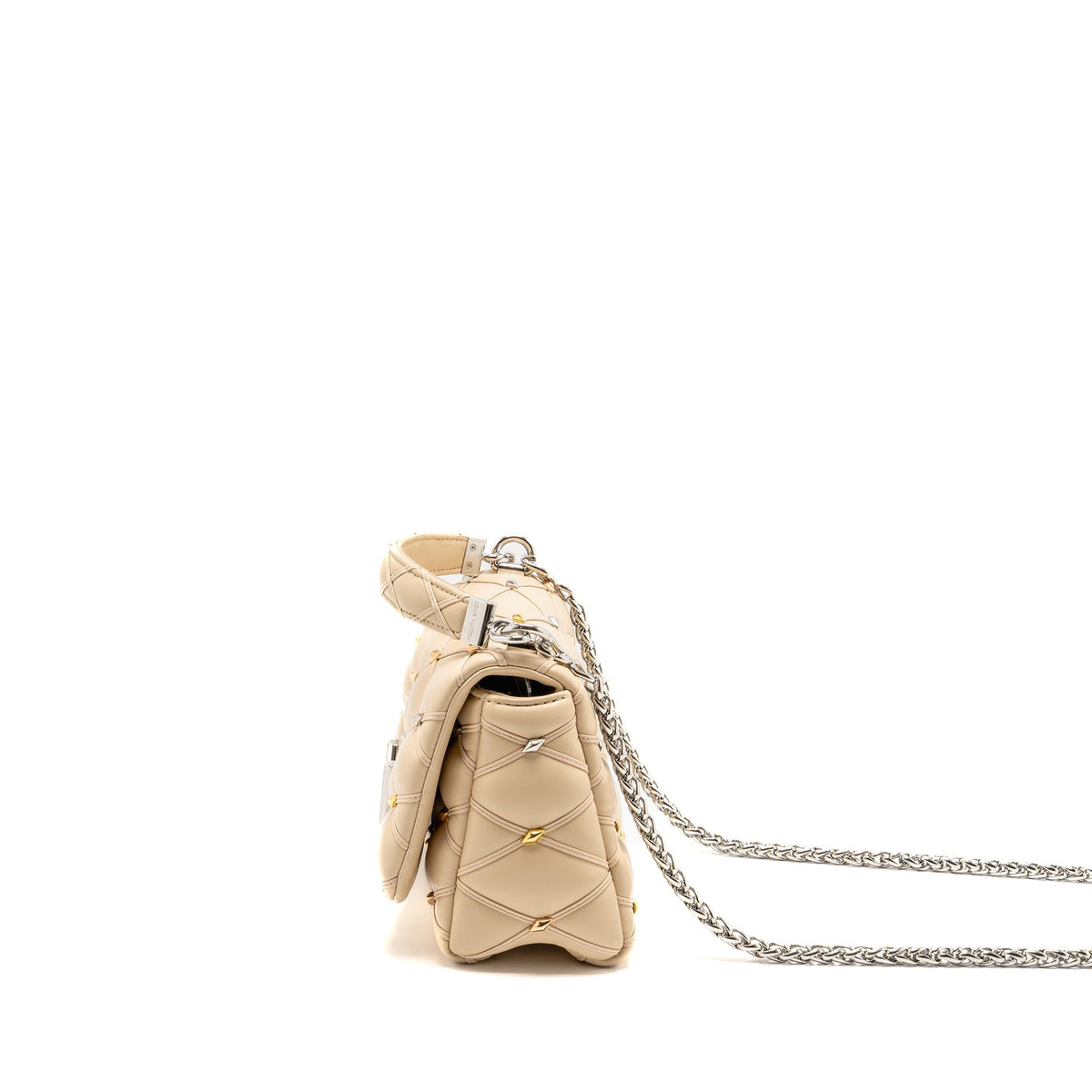 LOUIS VUITTON GO-14 MM LAMBSKIN BEIGE MULTICOLOUR HARDWARE