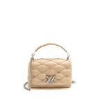 LOUIS VUITTON GO-14 MM LAMBSKIN BEIGE MULTICOLOUR HARDWARE