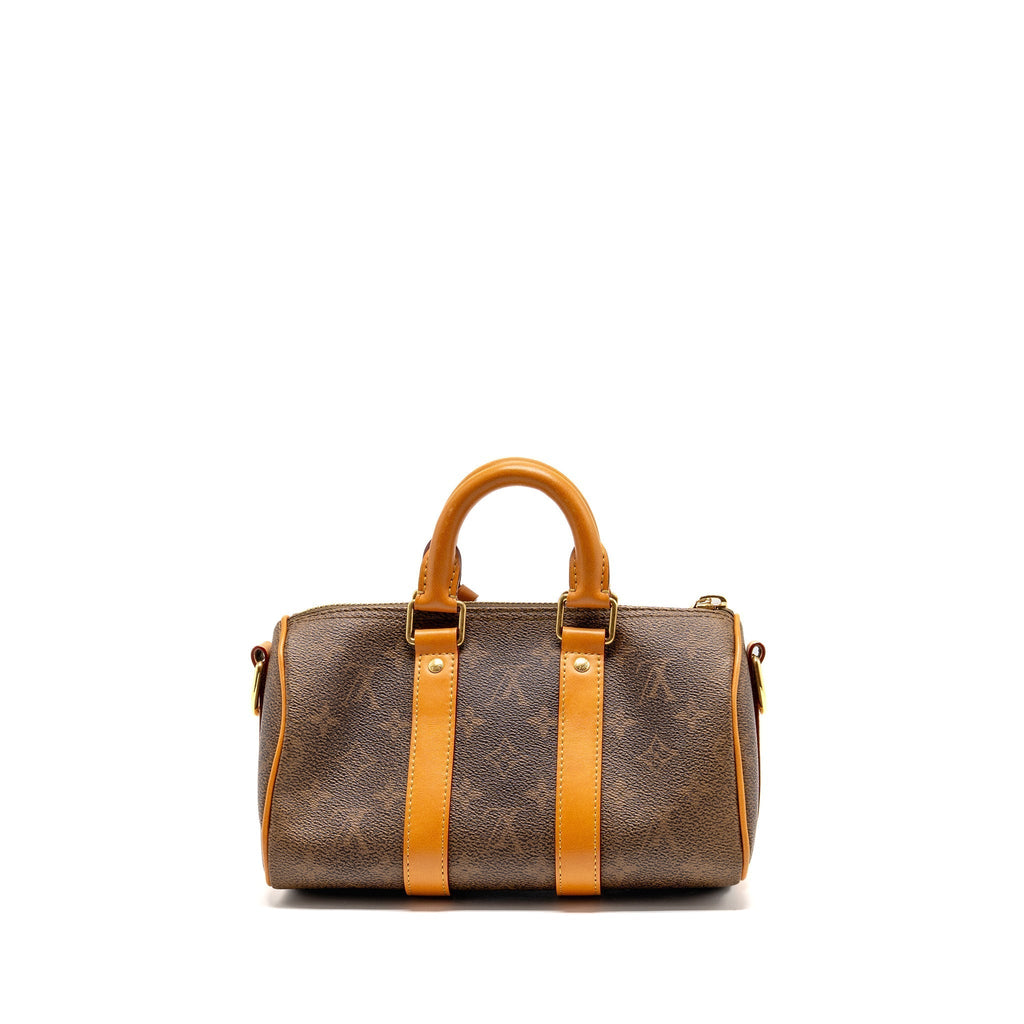 LOUIS VUITTON KEEPALL BANDOULIÈRE 25 MONOGRAM DUST COATED CANVAS GHW