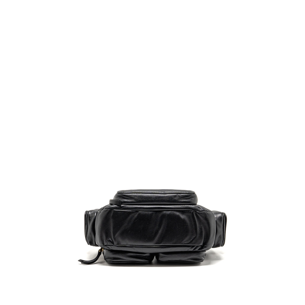 Miu Miu multi pocket bag Nappa lambskin black GHW